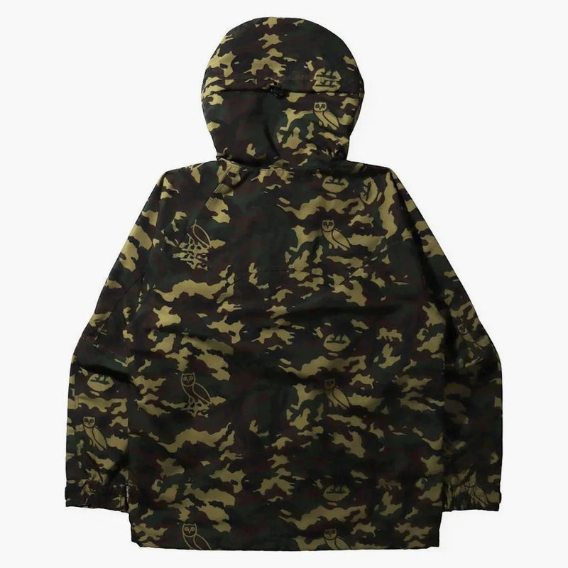 BAPE X OVO WOODLAND CAMO Snowboardová bunda zelená
