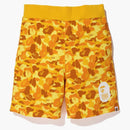 Bape x pubg sweat shorts orange