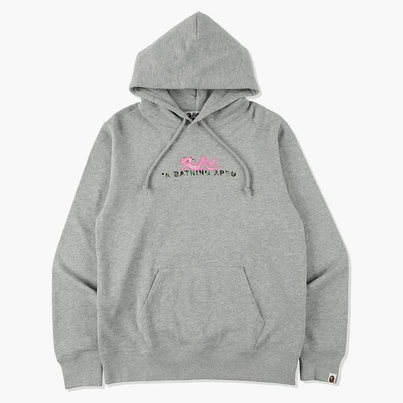 Bape x Pink Panther Swater bluza z kapturem szary