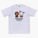 Bape X Pochacco Baby Milo Tee White