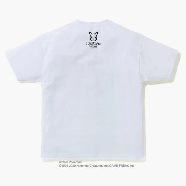 Bape X Pokemon Monotone Tea #4 White