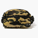 Bape X Porter 1st Camo Waist Bag Yellow