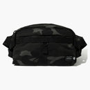 Bape X Porter Color Camo Waist Bag Black