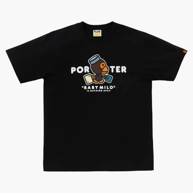 Bape X Porter Stand Milo Tea Black
