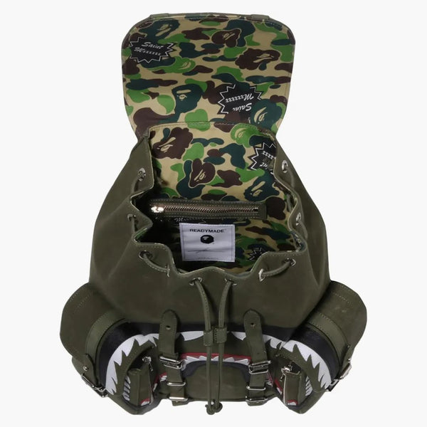 Bape X Readymade Fieldpack Backpack Green
