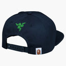 BAPE X Razer Snapback Cap Black Green