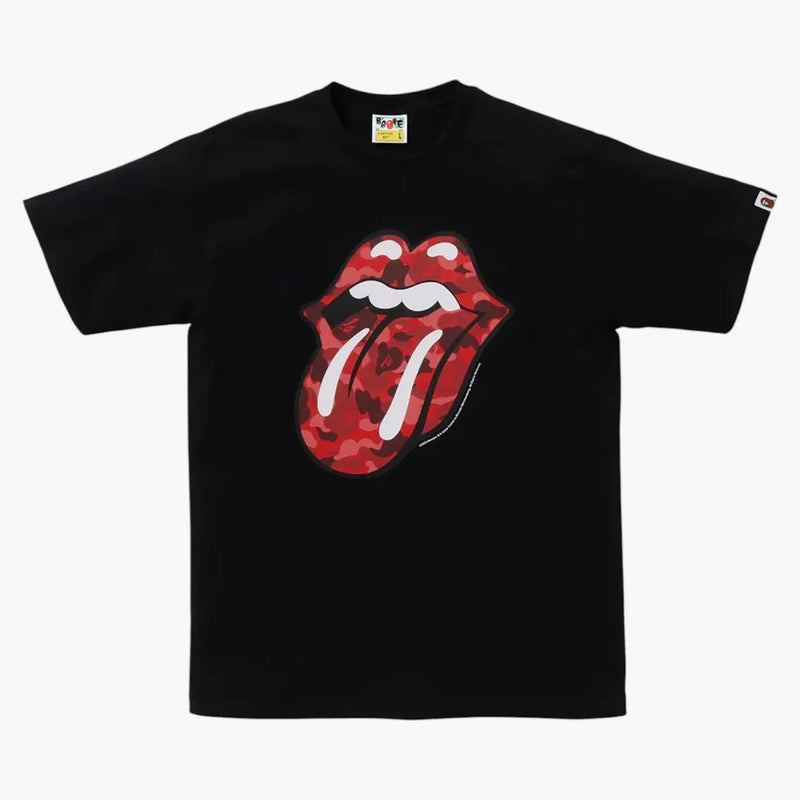 BAPE X Rolling Stones Tea Black