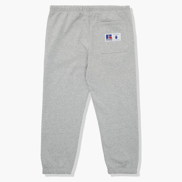 Bape X Russell College Sweatpants Gray