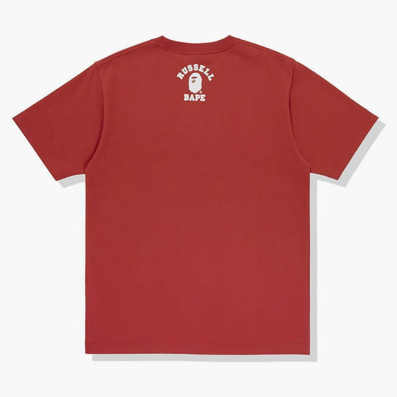Bape X Russell College Tea Red
