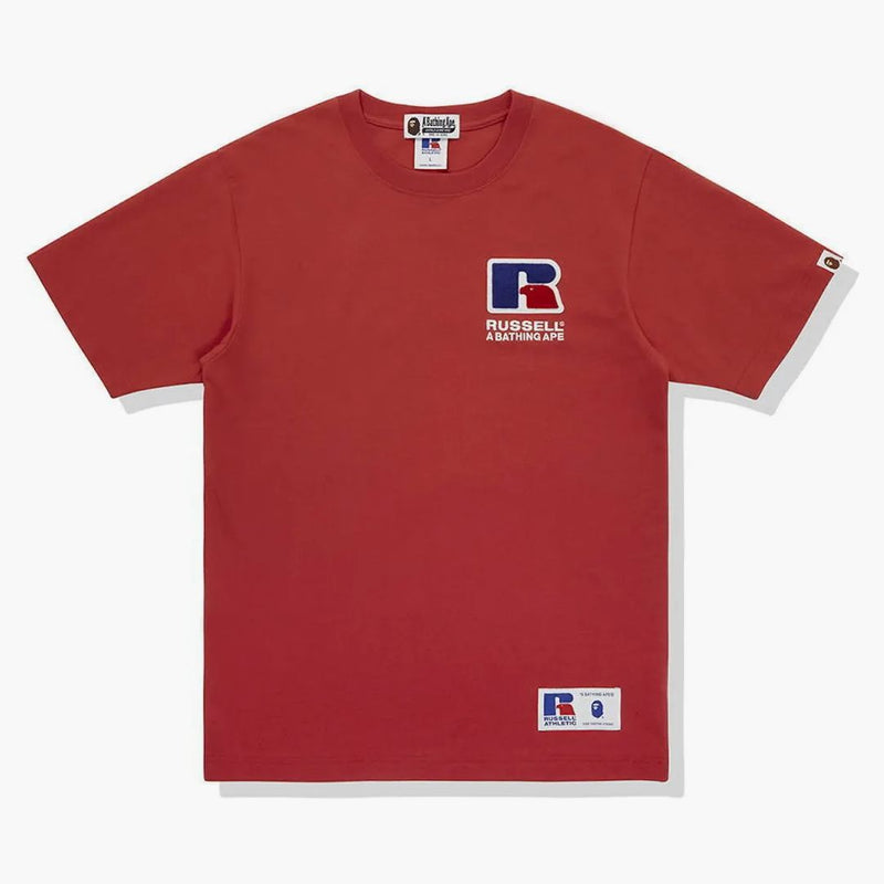 Bape X Russell College Tea Red