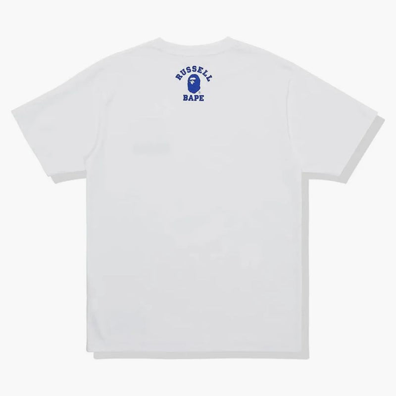 Bape X Russell College Tee White
