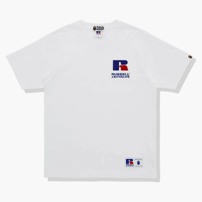 Bape X Russell College Tee White