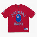 Bape X Russell Tee Red