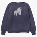 Bape X Saint Mxxxxxx Gorilla Crewneck Blue