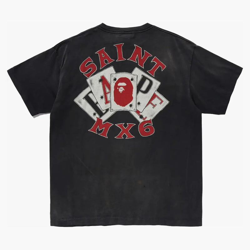 BAPE X SAINT MXXXXXX Zbraň čajové uhlí