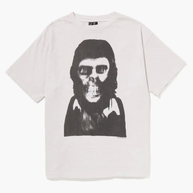 BAPE X SAINT MXXXXX TECA SCORSO BIANCO