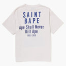 Bape X Saint MXXXXXX Skull Tea Vintage White