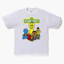 Bape X Sesame Street Characters Tee
