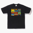 Bape X Sesame Street Characters Tee