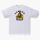 Bape X Sesame Street College Tee White