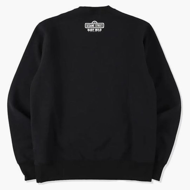 Bape X Sesame Street Crewneck Black