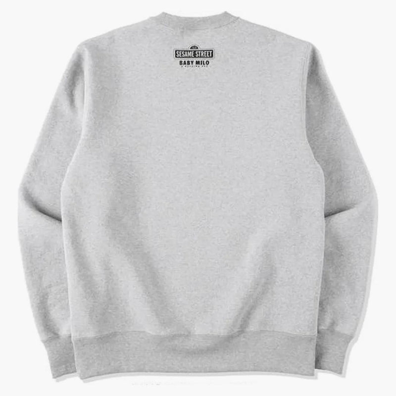 Bape X Sesame Street Crewneck Gray