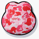 Bape X Sesame Street Face Big Cushion Red