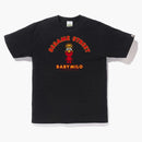 Bape X Sesame Street Milo & Elmo Tee Black