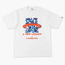 Bape X Space Jam Logo Tee White