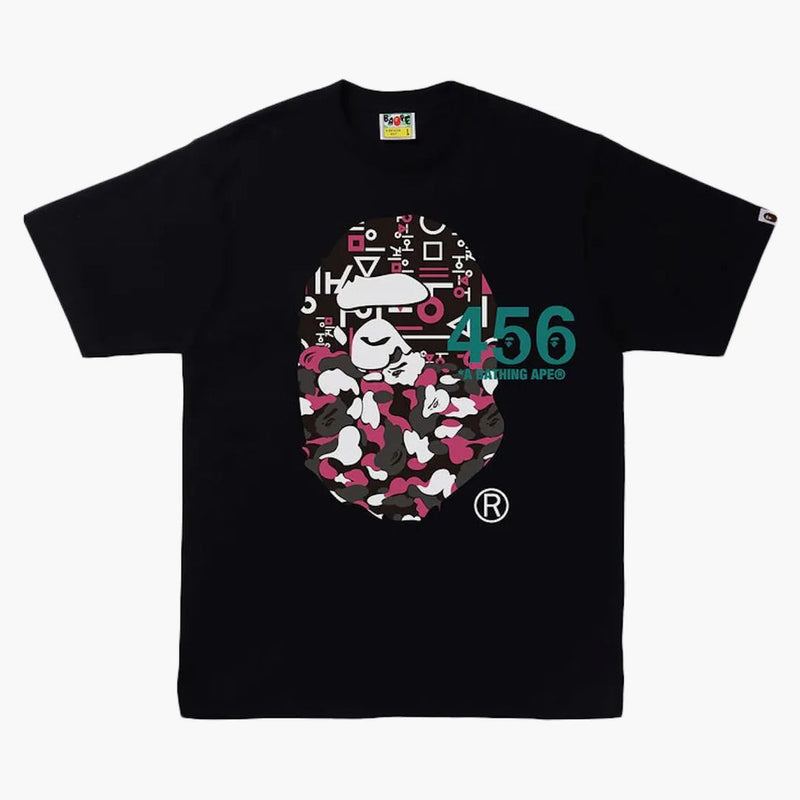 Bape X Squid Game Ape Head Tea Black