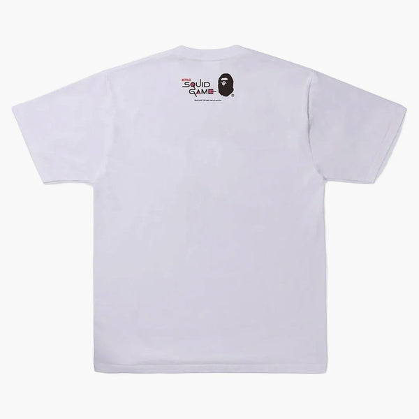 Bape X Squid Game Ape Head Tea White