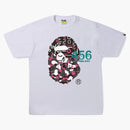 Bape X Squid Game Ape Head Tee White