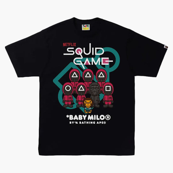 Bape X Squid Game Baby Milo Tea Black