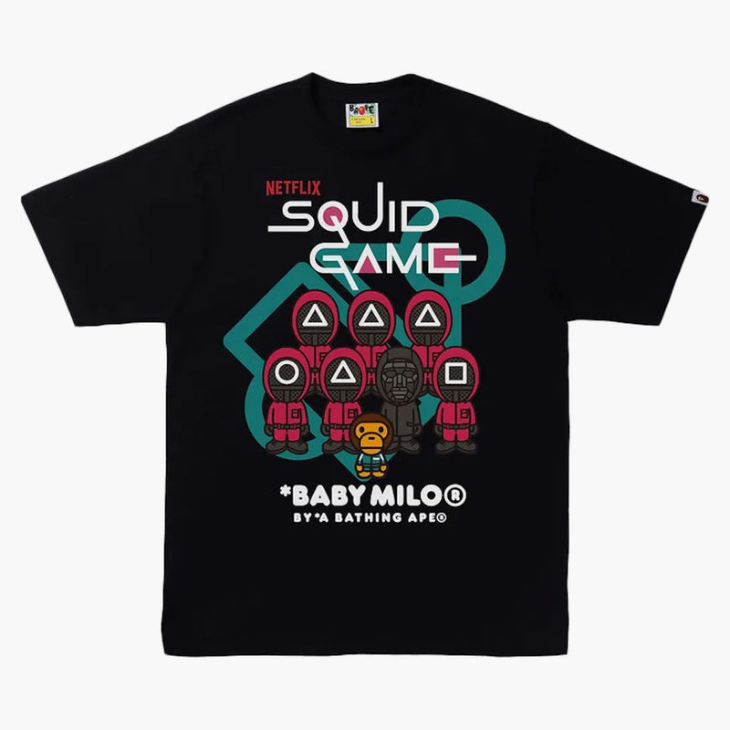 Bape X Squid Game Baby Milo Tea Black