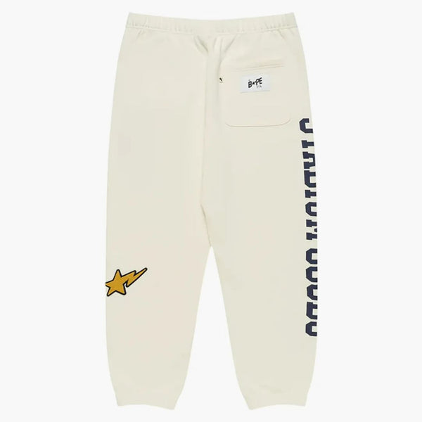 Bape x Stadium Goods Sweatpants Ivory