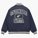 Bape x Stadium Goods Varsity Jacket Navy