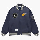 Bape x Stadium Goods Varsity Jacket Navy