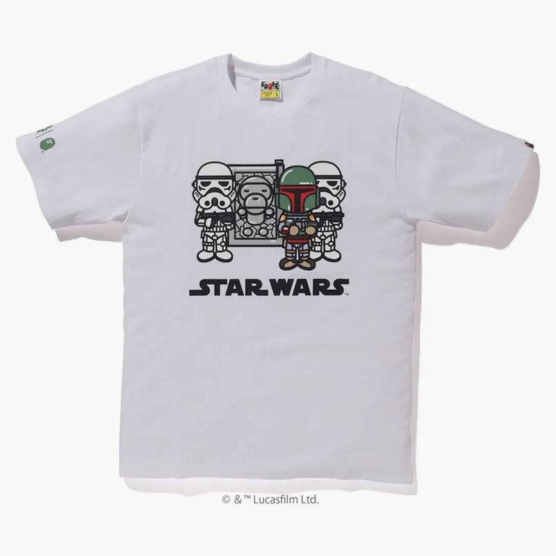 Bape X Star Wars Baby Milo Carbonite Tea White