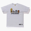 BAPE X Star Wars Droid Tee White