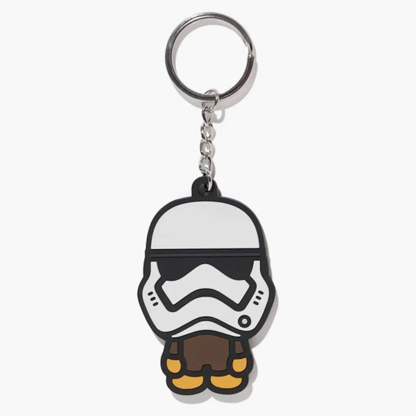 Bape X Star Wars First Order Mask Keychain White