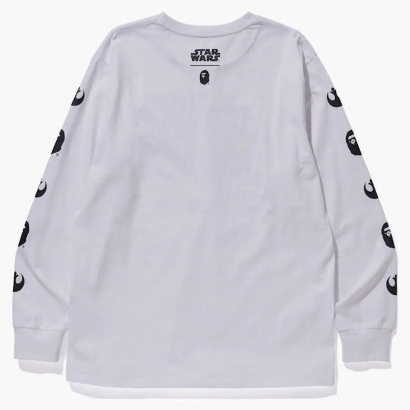 Bape x Star Wars Republic L/s Tee White