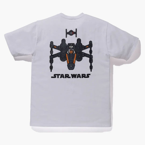Bape X Star Wars X-Wing Tee White