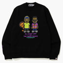 Bape X The Fresh Prince & DJ Jazzy Jazzy Jeff Baby Milo Crewneck Black