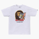BAPE X Tom e Jerry 85th Ape Head I Tee White