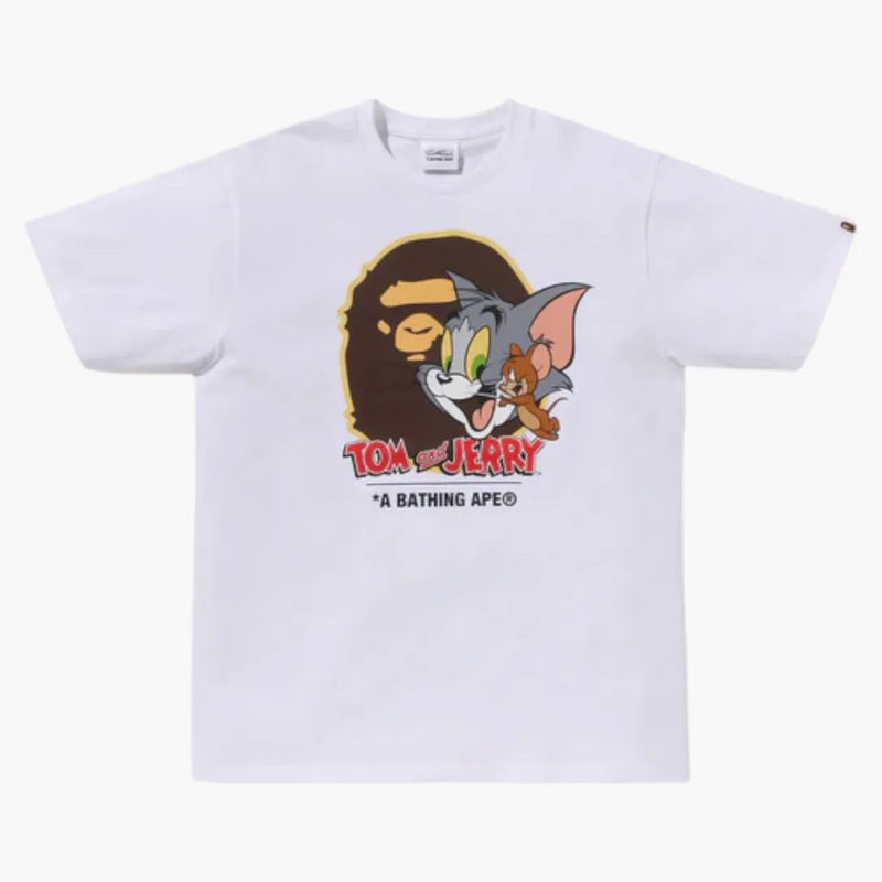 Bape x Tom a Jerry 85. opice hlava I Tee White
