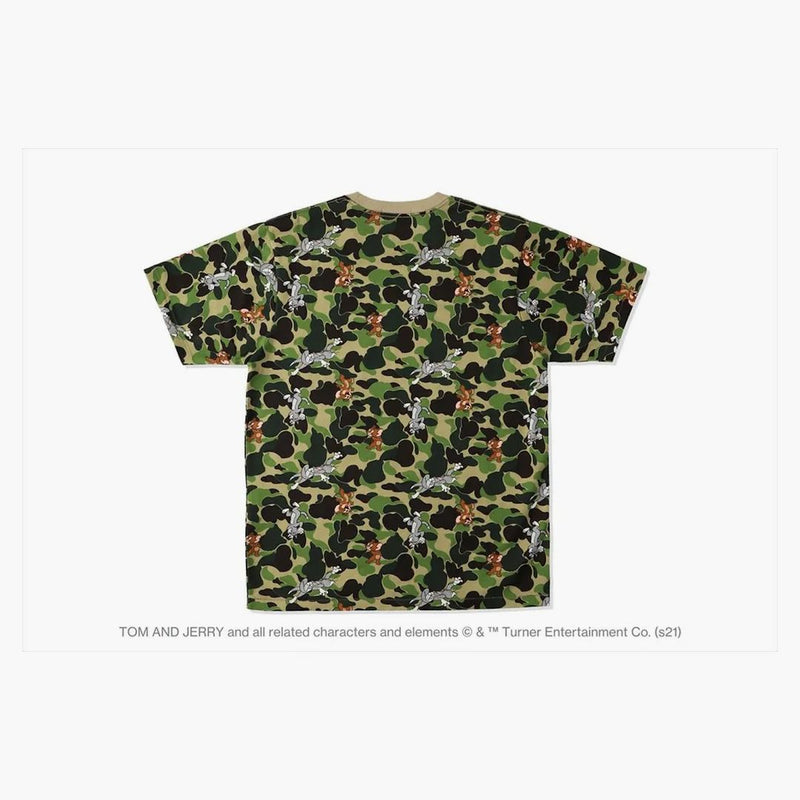 Bape X Tom and Jerry Camo Tea Green