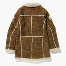 Bape X Ugg Mouton Coat Brown