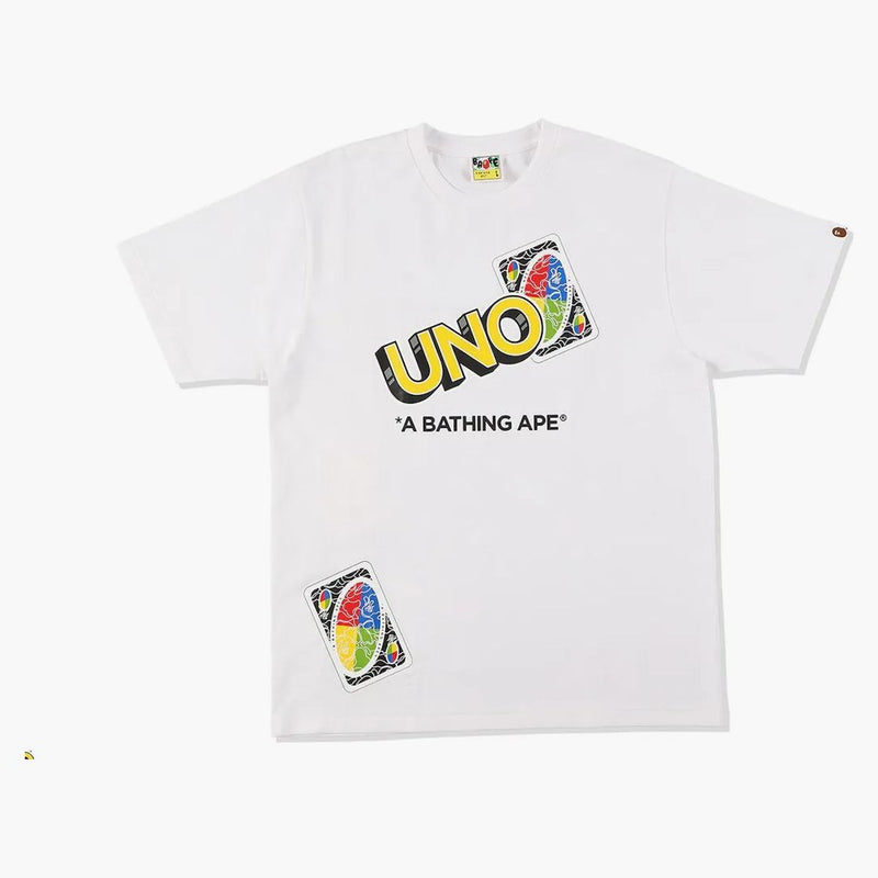 Bape x uno tea white white