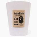 Bape X Umbra Woodrow Trash Can White