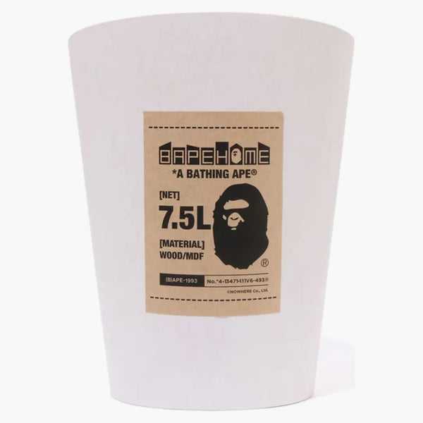 Bape X Umbra Woodrow Trash Can White